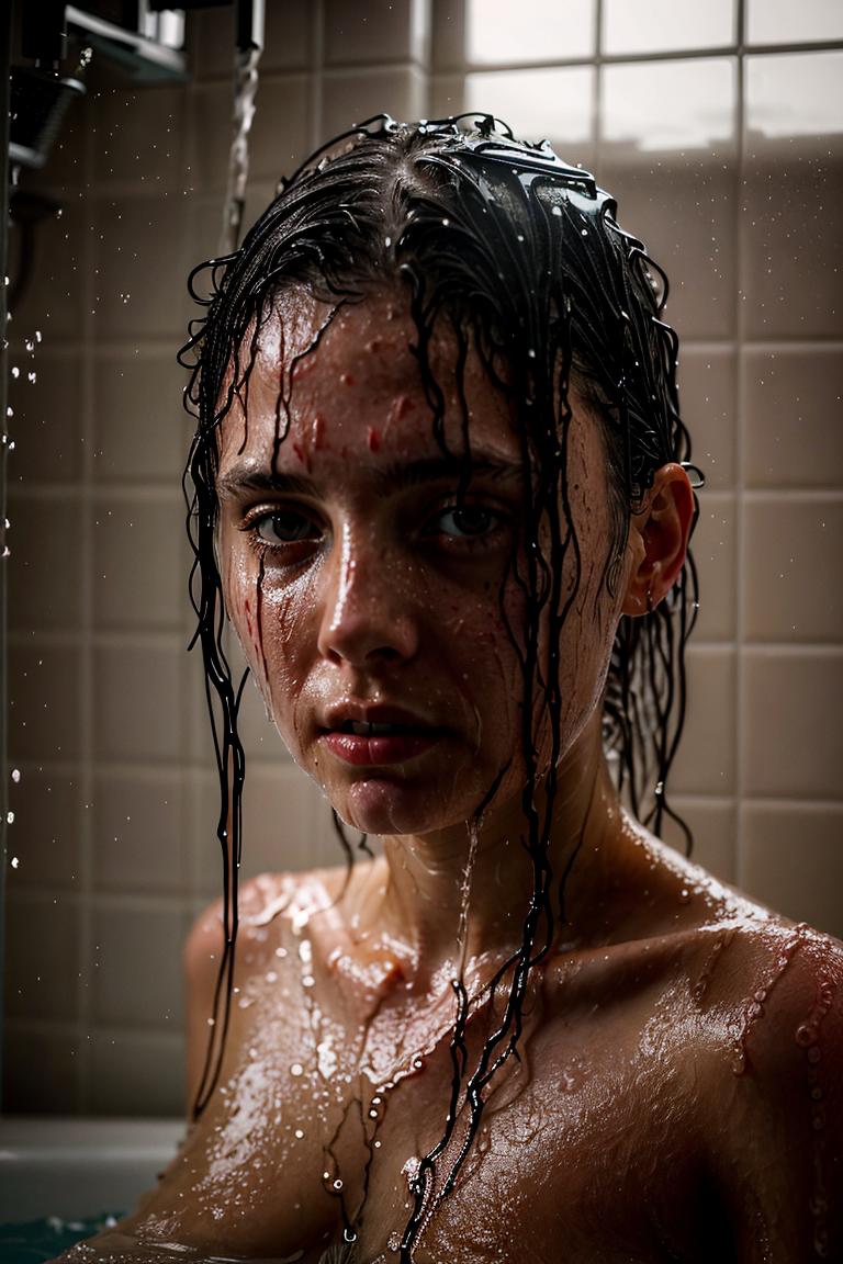 steamy bathroom aesthetic photo