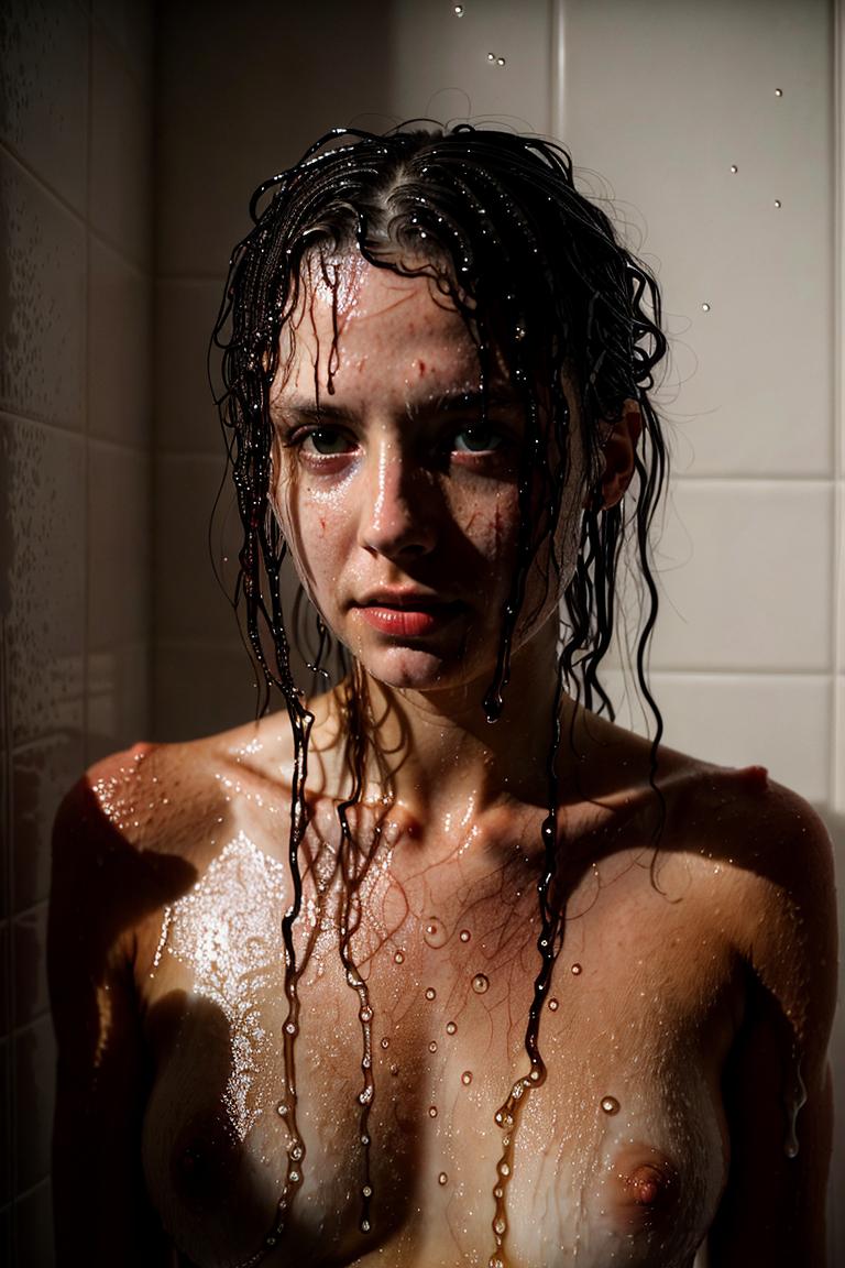 towel wrapped beauty shot