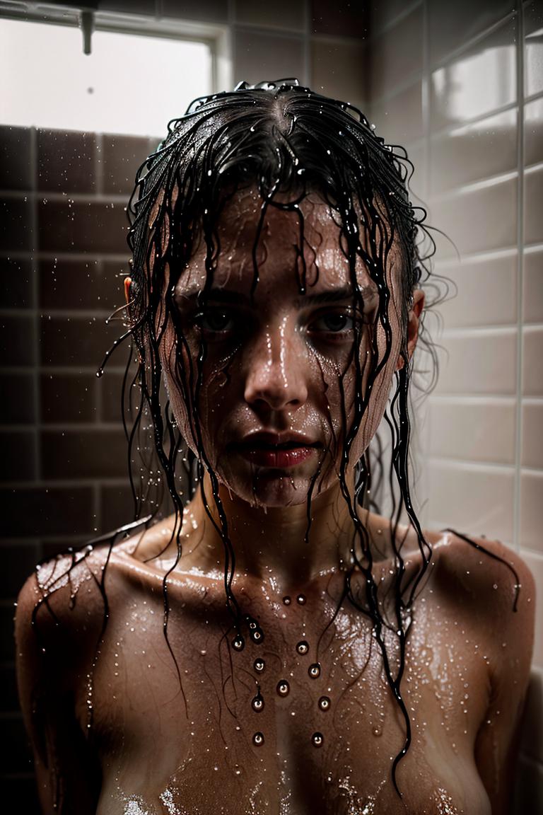 steamy bathroom aesthetic photo