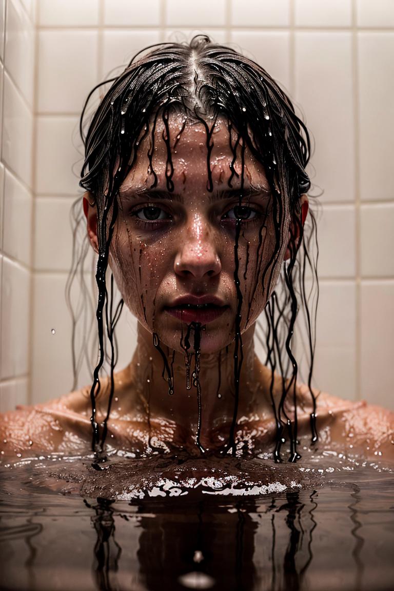 towel wrapped beauty shot