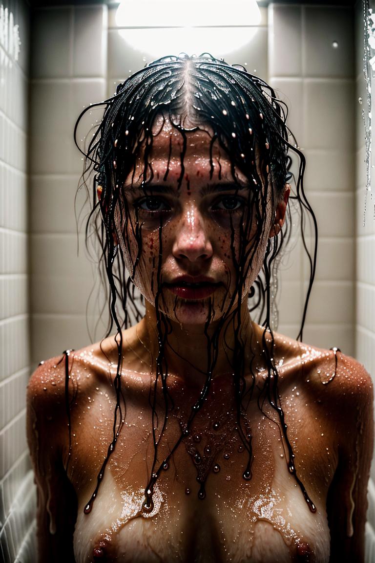 steamy bathroom aesthetic photo