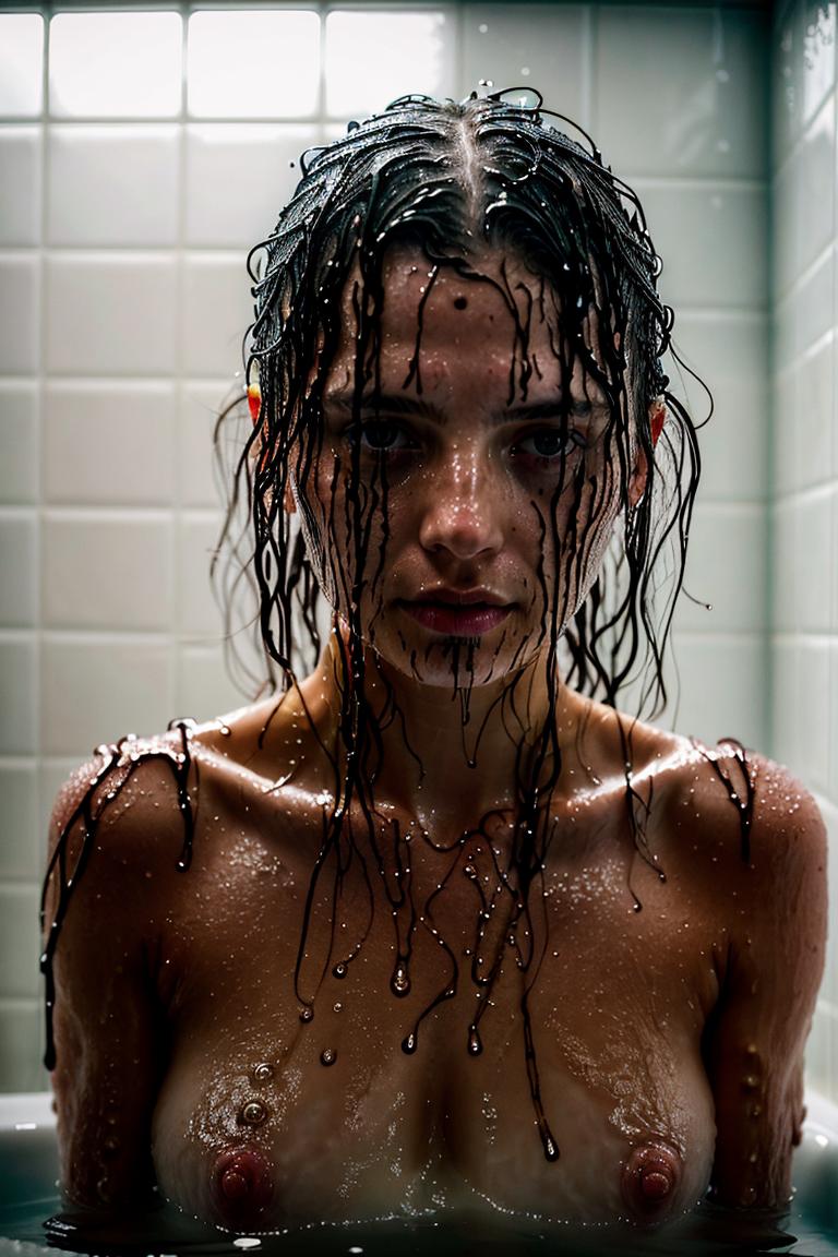 towel wrapped beauty shot