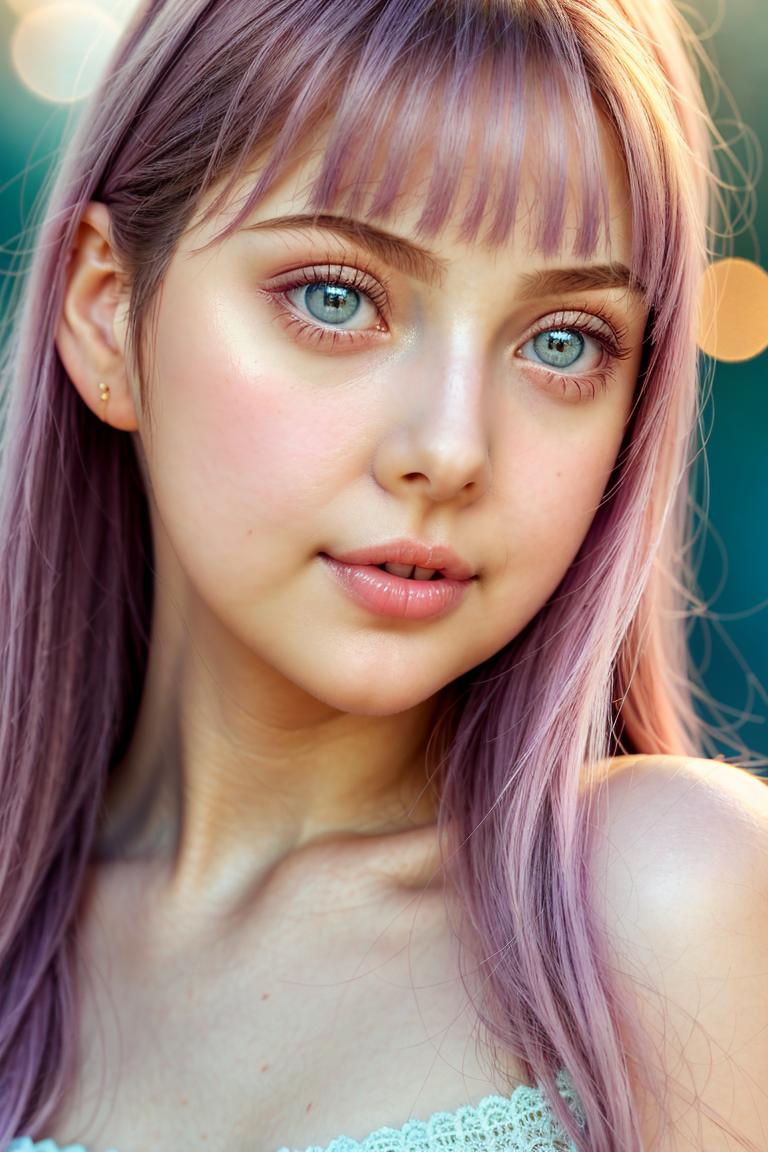 dreamy atmosphere girl photo