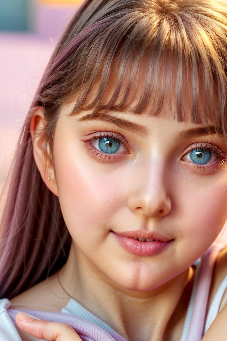 delicate tone emotional face