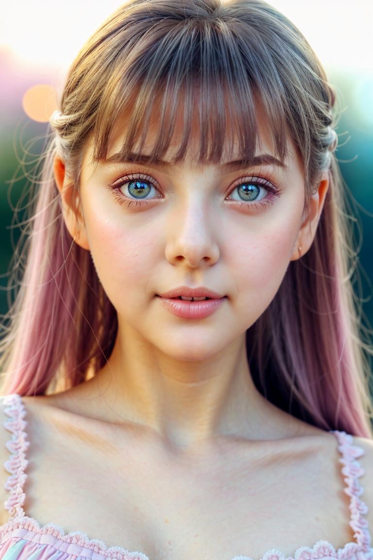 soft light female portrait