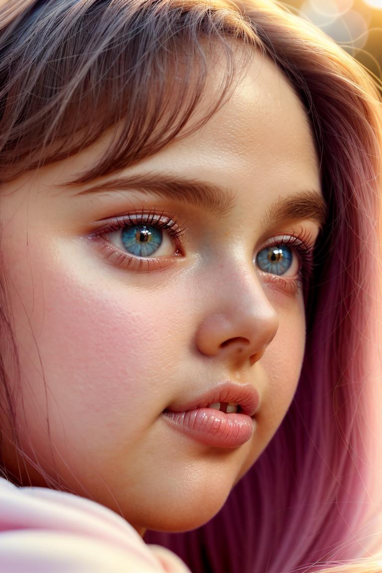 delicate tone emotional face