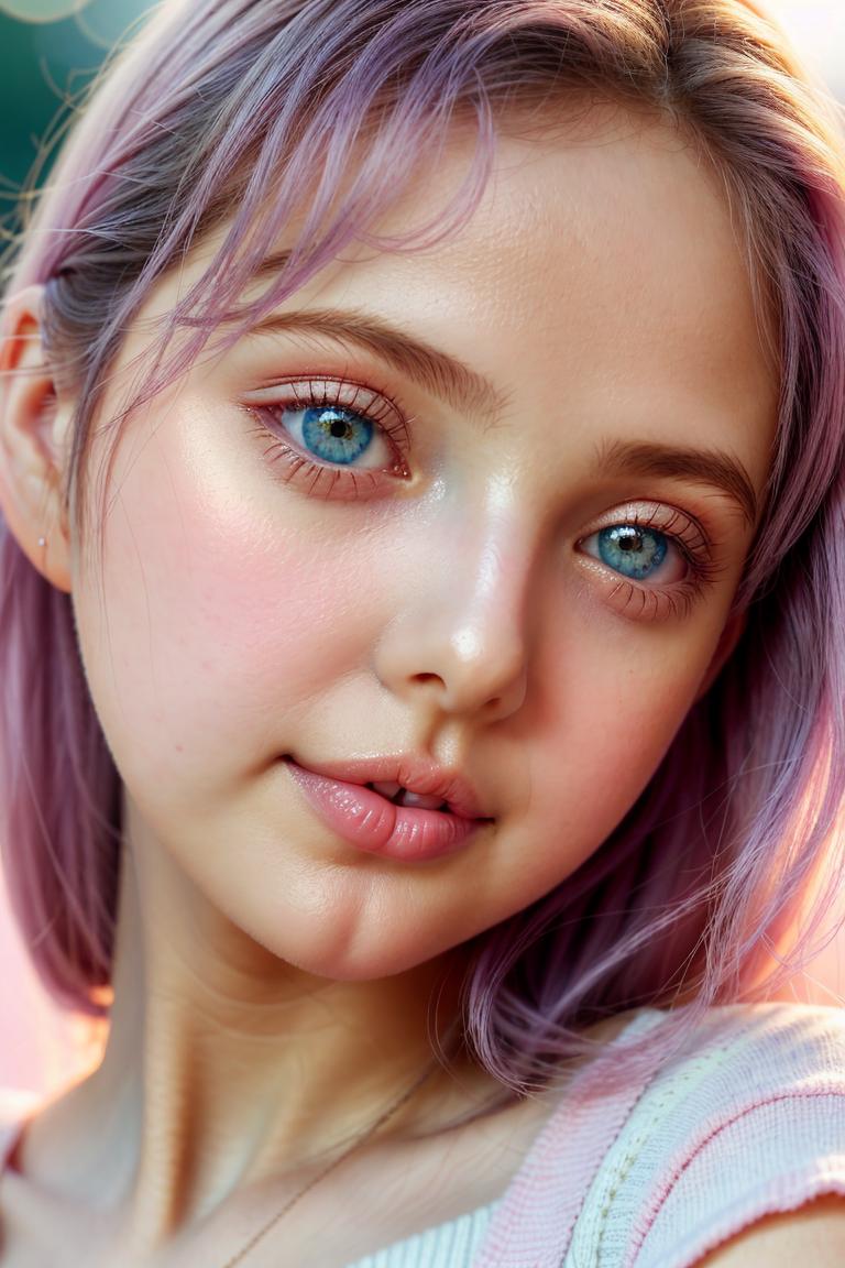 pastel tone soft woman shoot