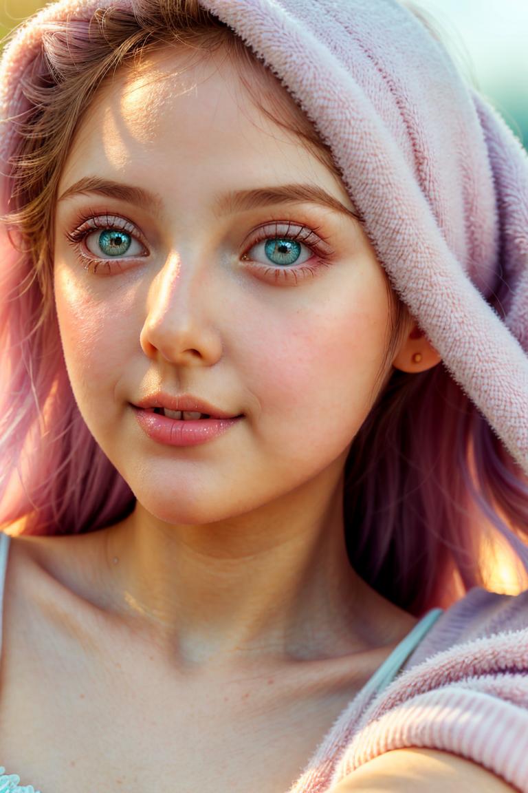 soft light female portrait