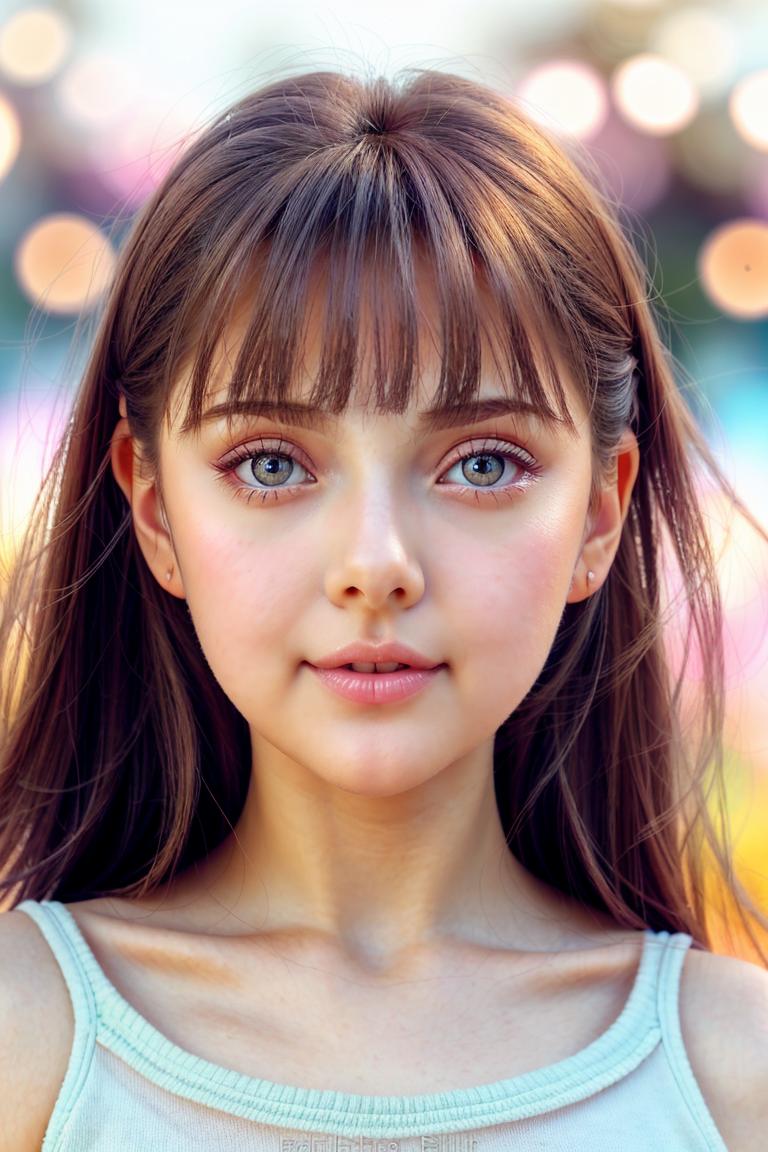 dreamy atmosphere girl photo