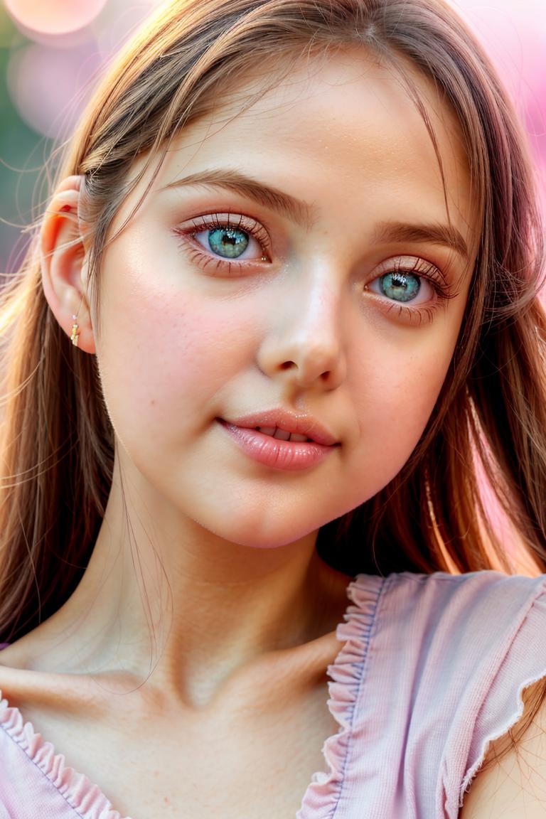 subtle beauty close up