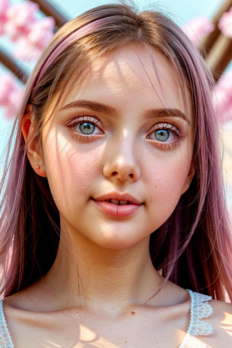 subtle beauty close up