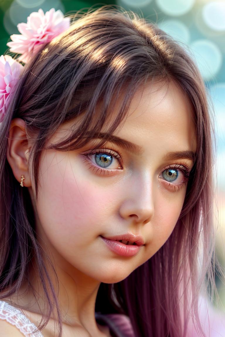 delicate tone emotional face