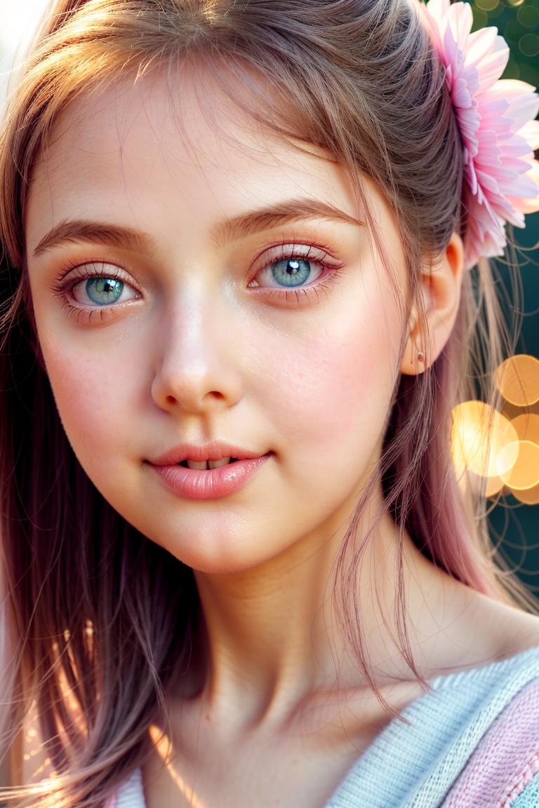 delicate tone emotional face