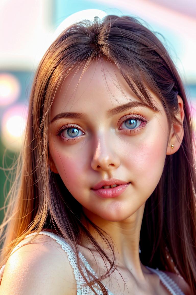 dreamy atmosphere girl photo