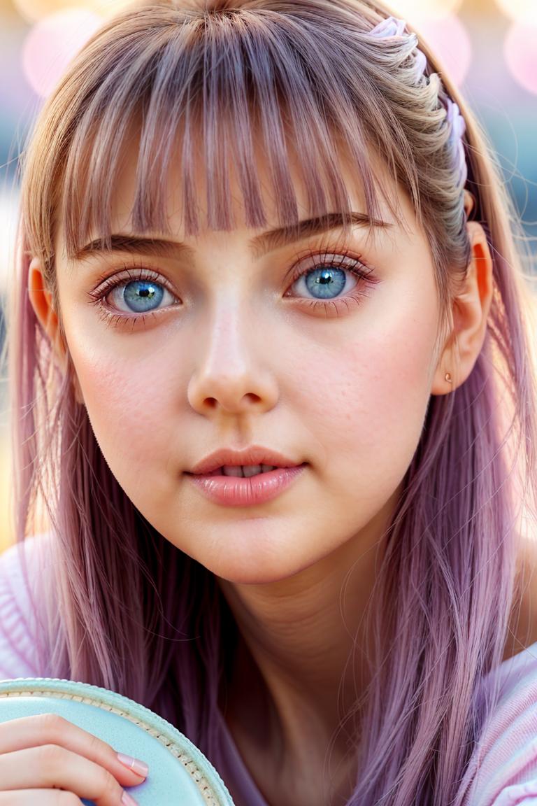 delicate tone emotional face