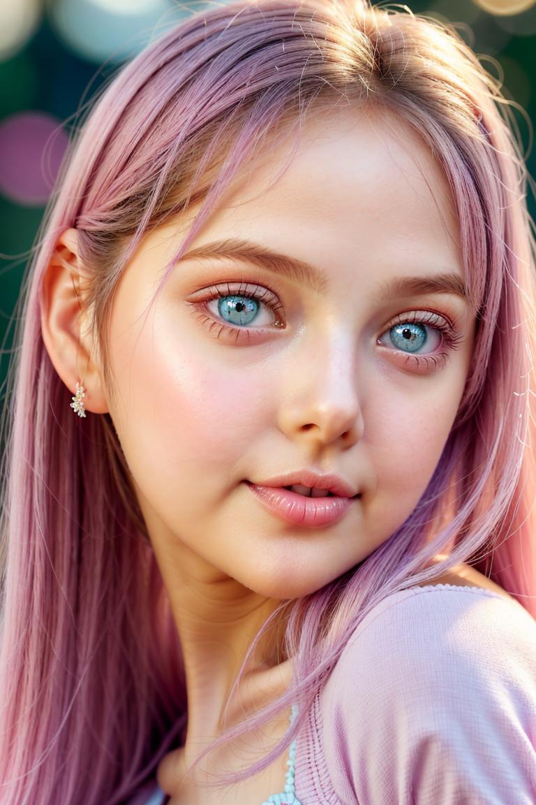 subtle beauty close up