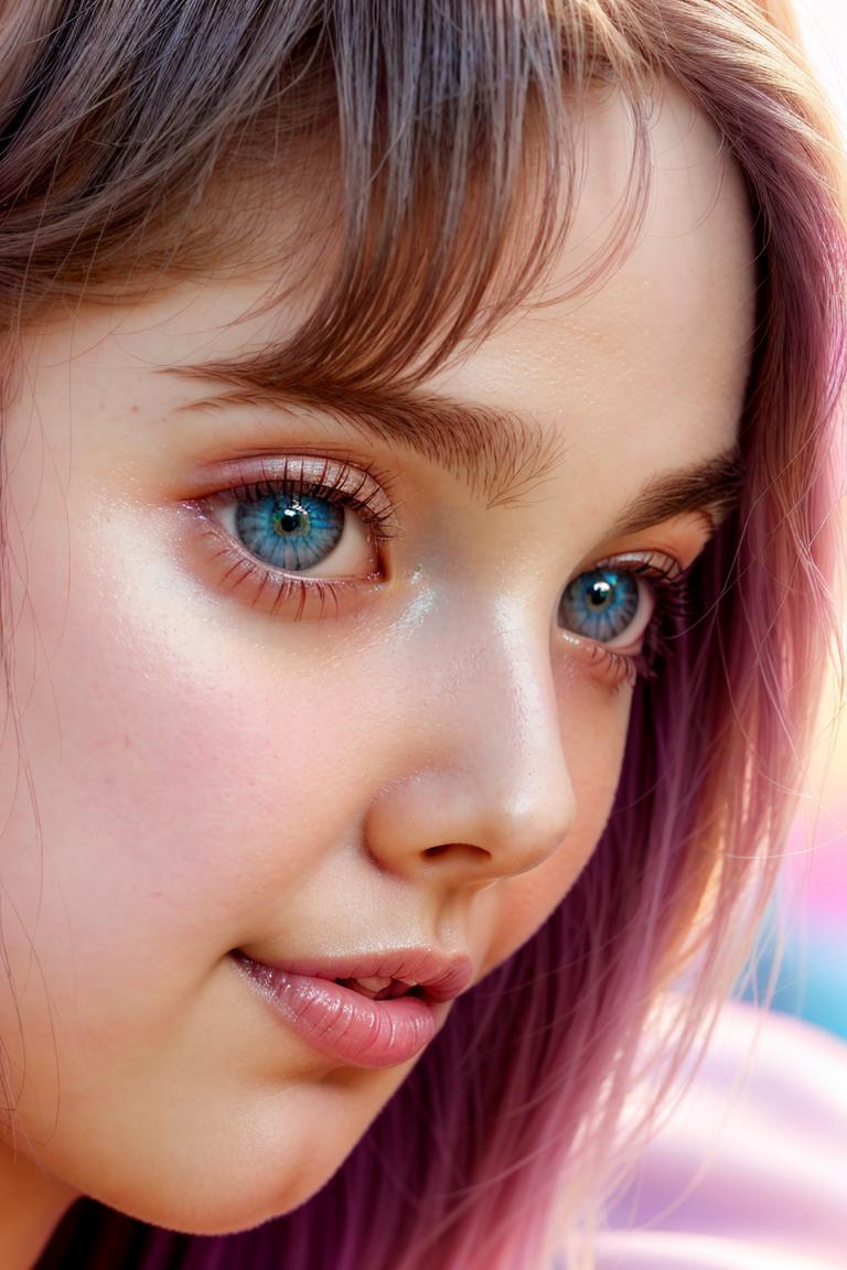 delicate tone emotional face