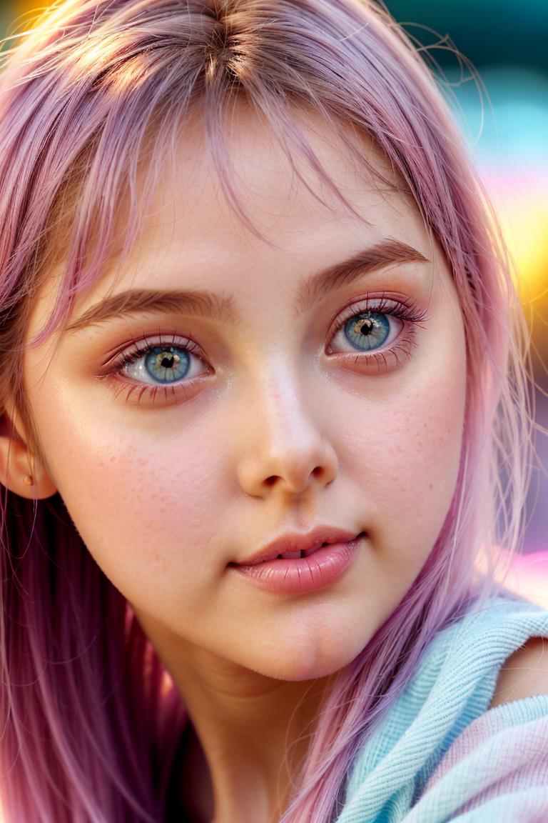 pastel tone soft woman shoot