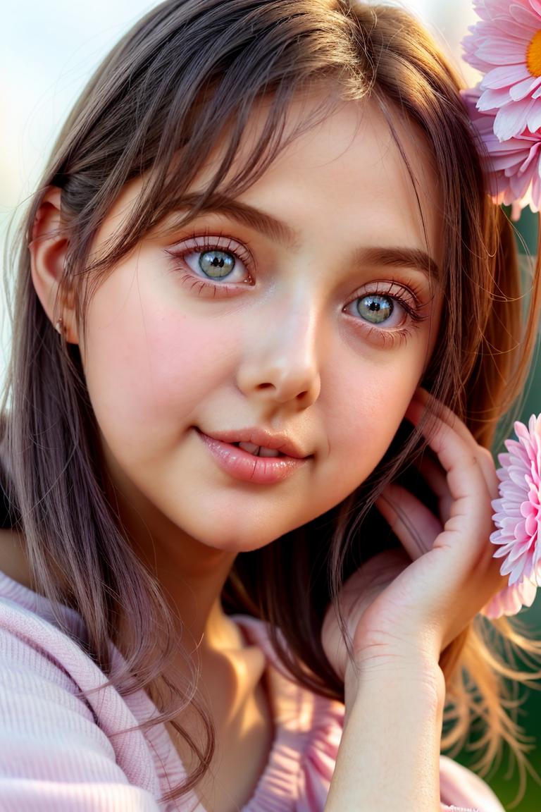 soft light female portrait