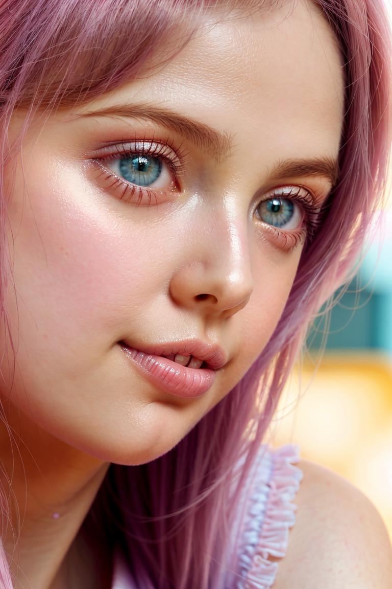 pastel tone soft woman shoot