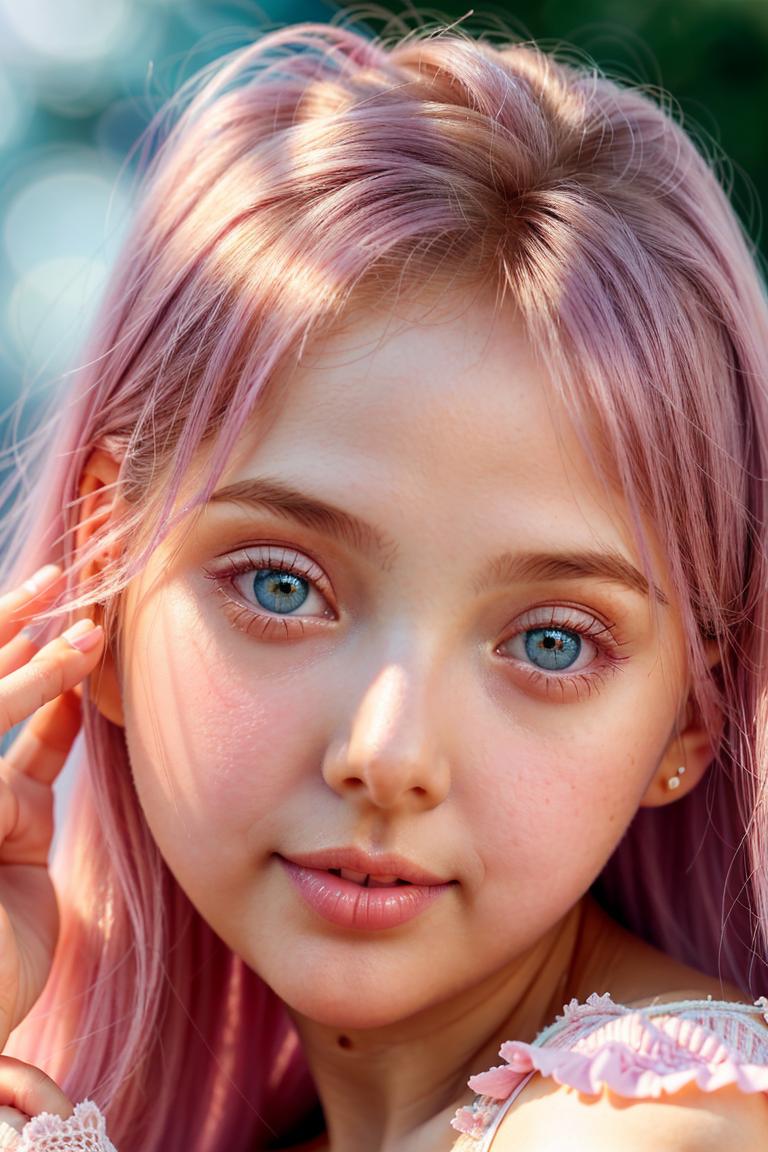 dreamy atmosphere girl photo