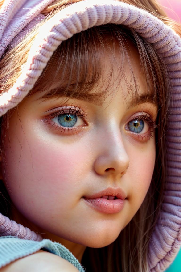 delicate tone emotional face