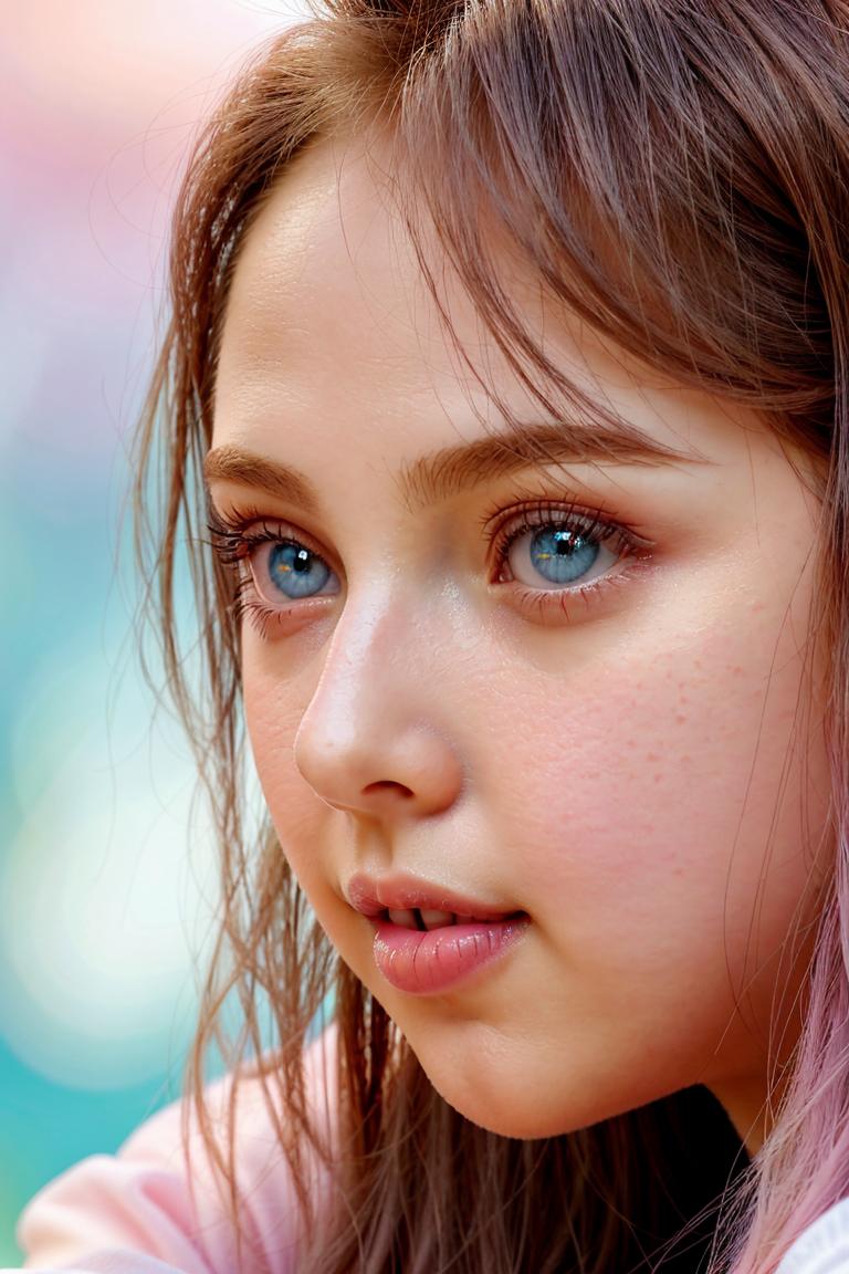 dreamy atmosphere girl photo