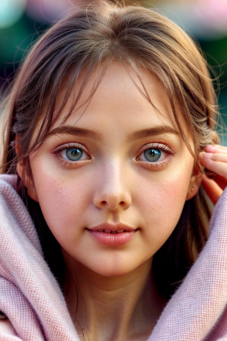 delicate tone emotional face