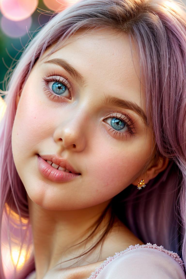 subtle beauty close up