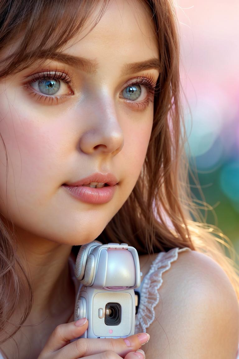 pastel tone soft woman shoot