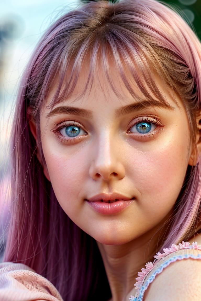 subtle beauty close up