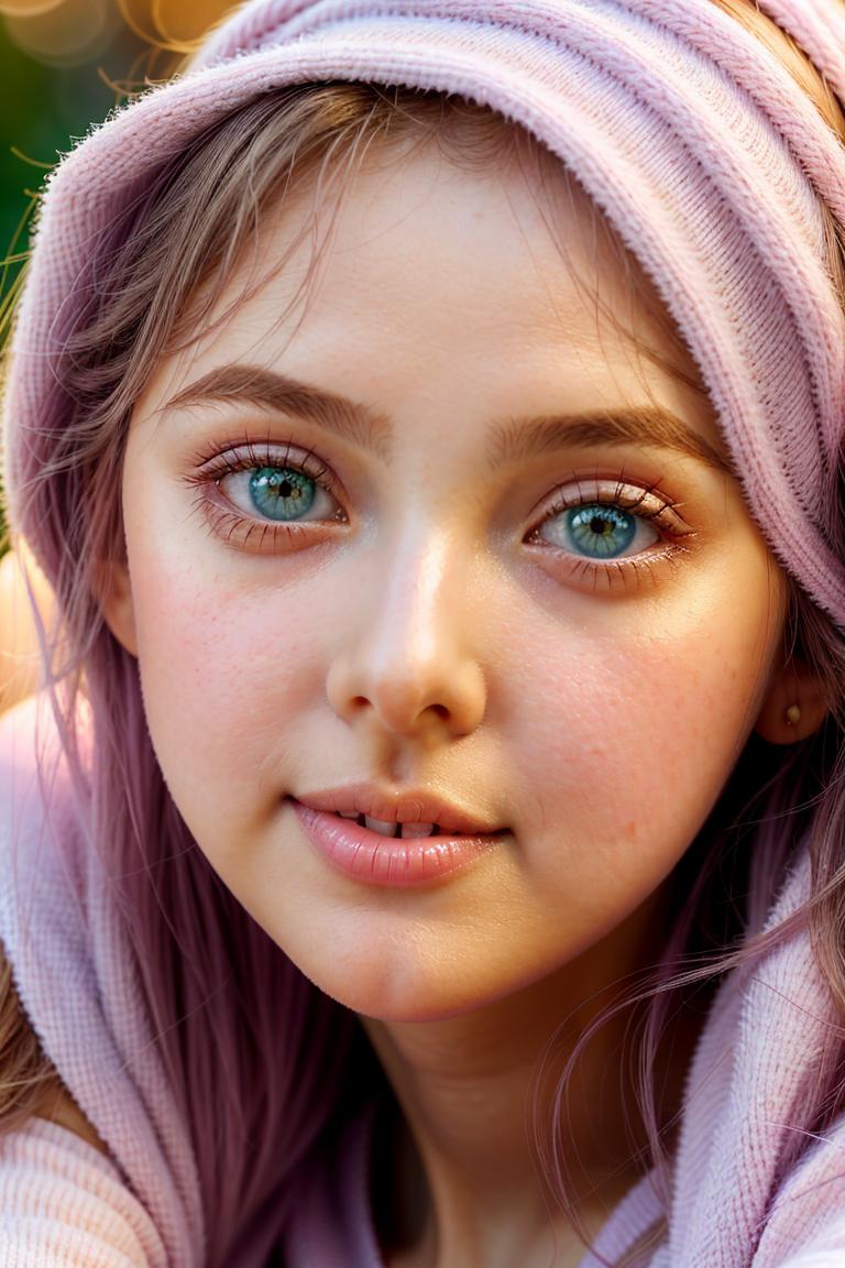 subtle beauty close up