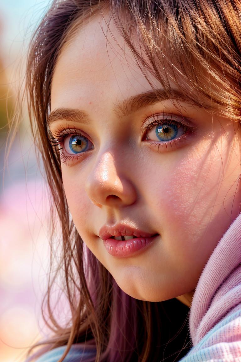 delicate tone emotional face