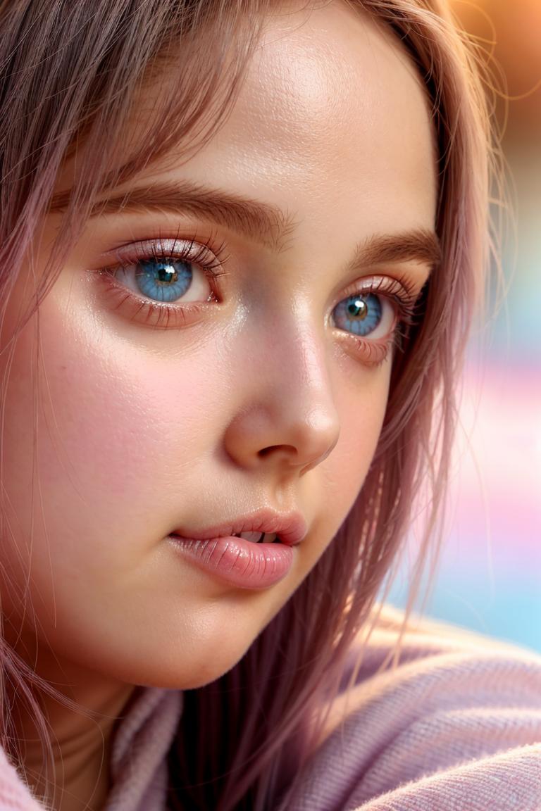 subtle beauty close up