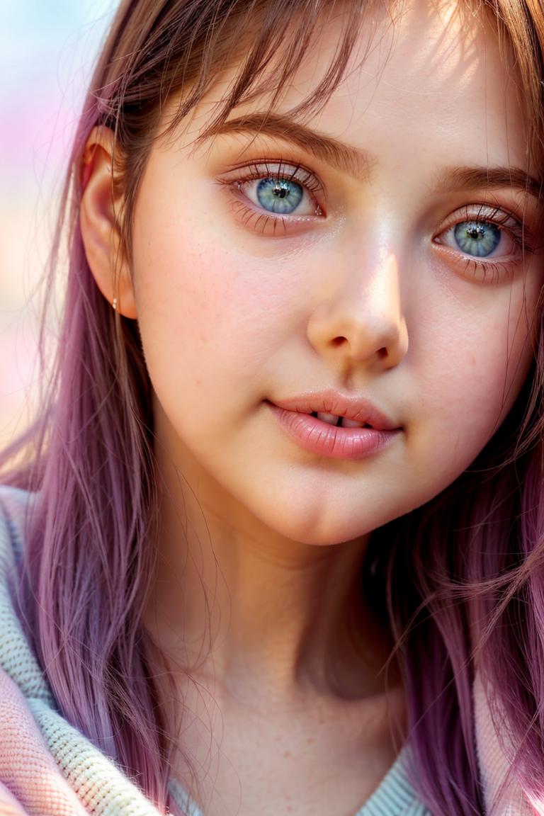 pastel tone soft woman shoot