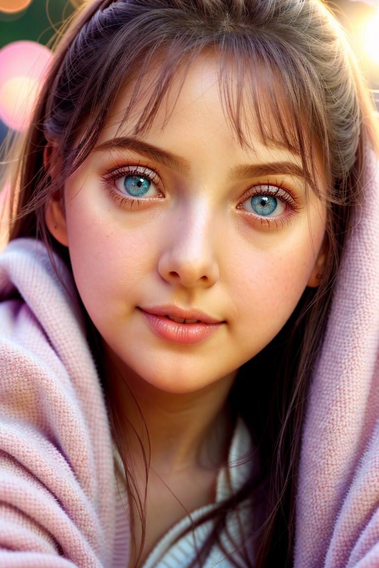 dreamy atmosphere girl photo