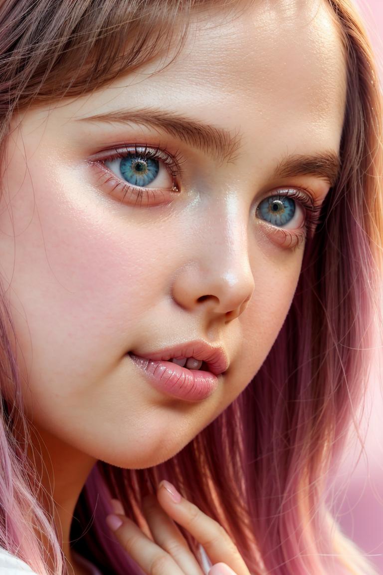 subtle beauty close up