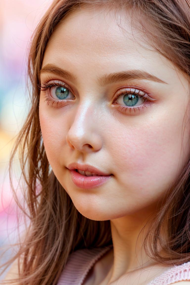 pastel tone soft woman shoot