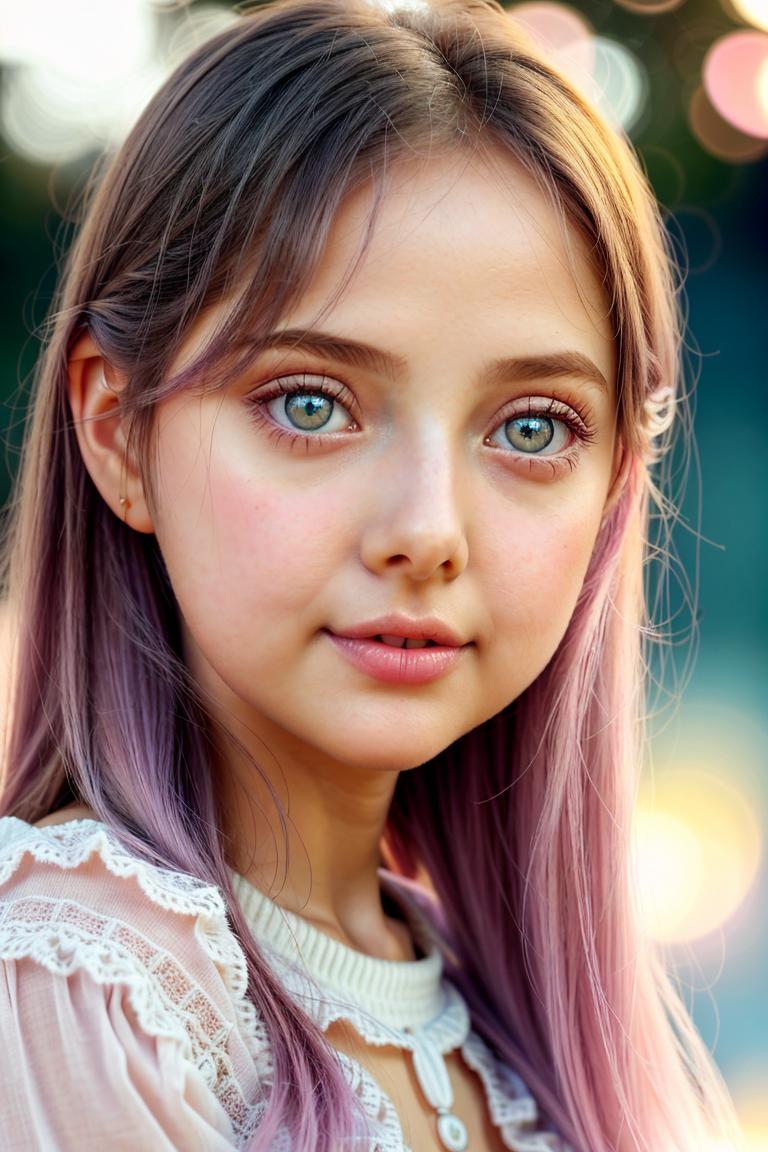 dreamy atmosphere girl photo