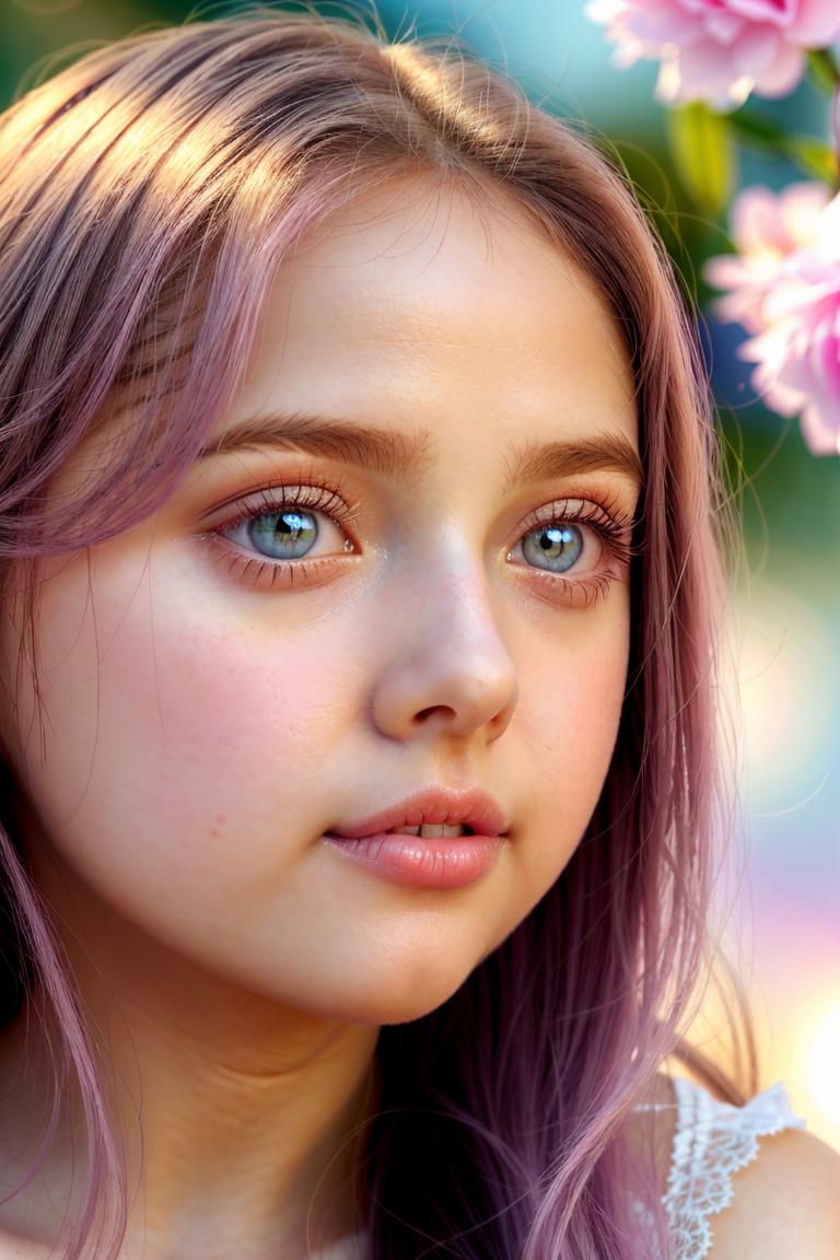 dreamy atmosphere girl photo