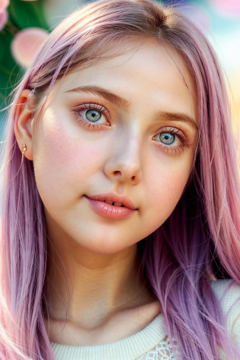 subtle beauty close up