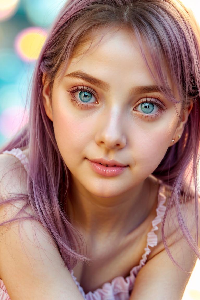 subtle beauty close up