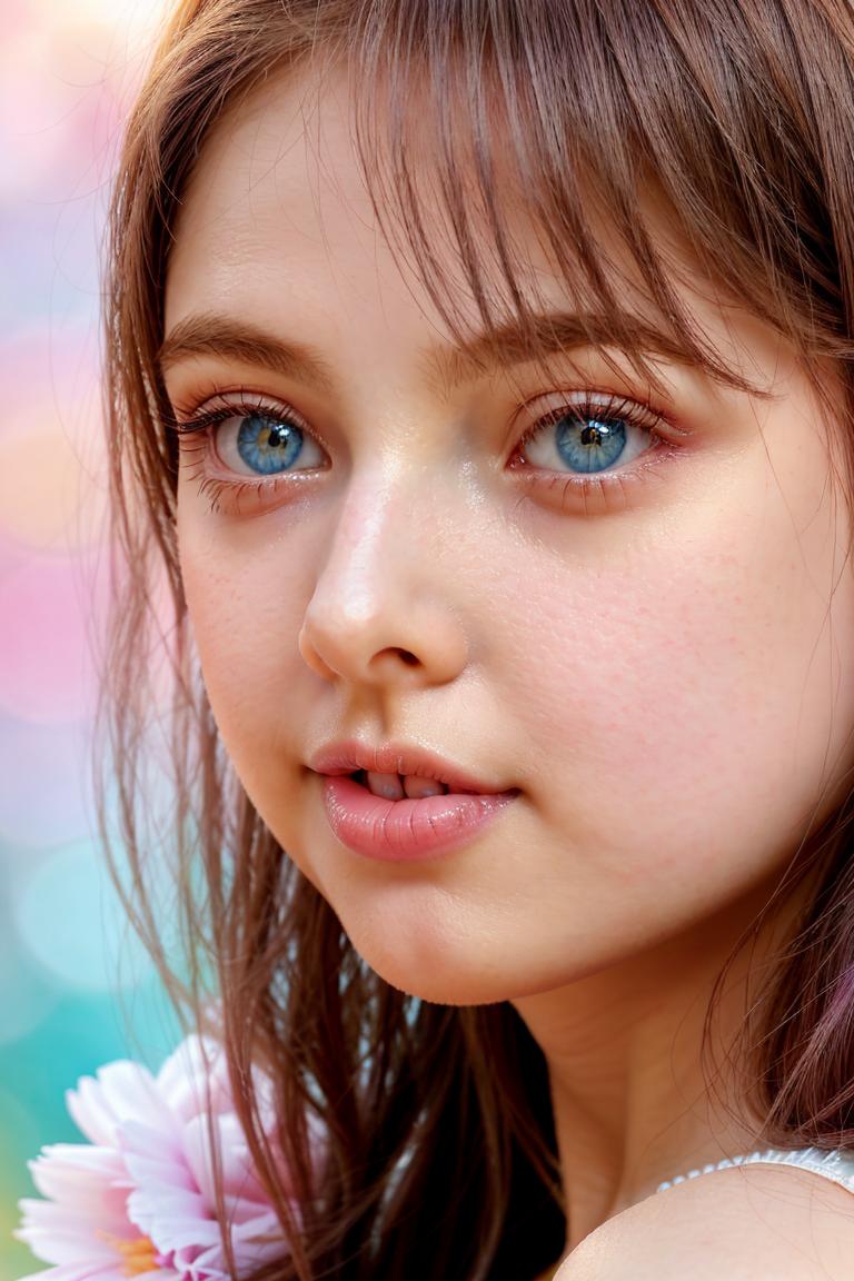 delicate tone emotional face