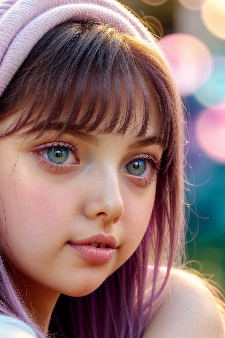 pastel tone soft woman shoot