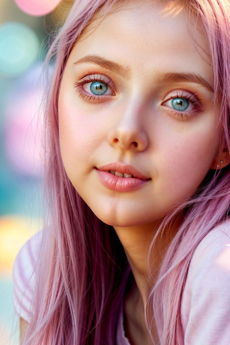 dreamy atmosphere girl photo