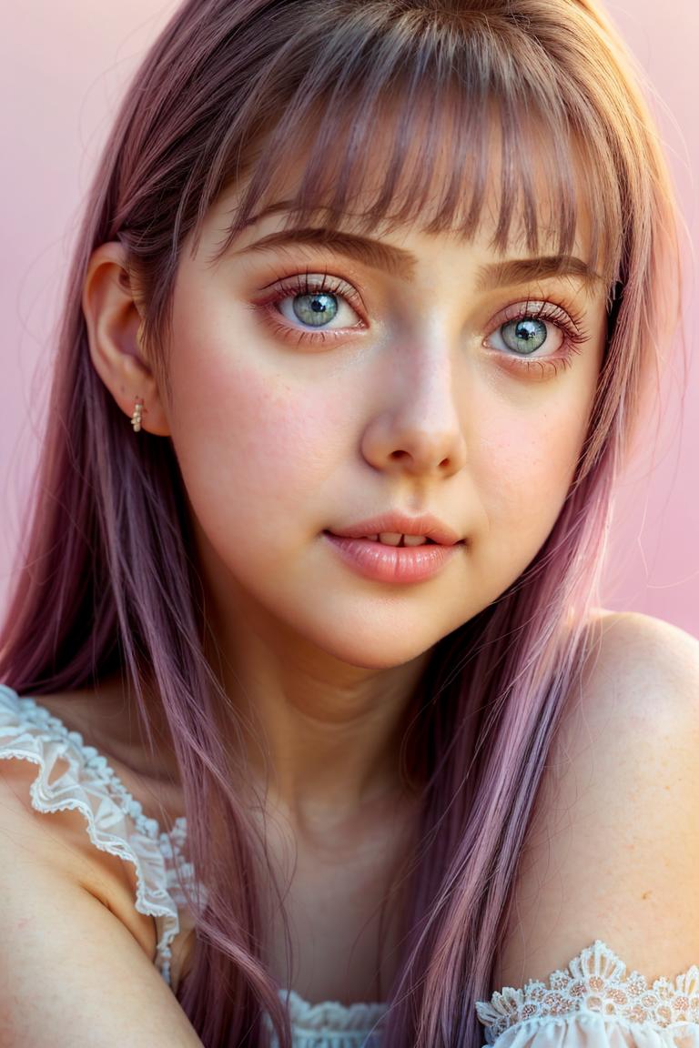 delicate tone emotional face