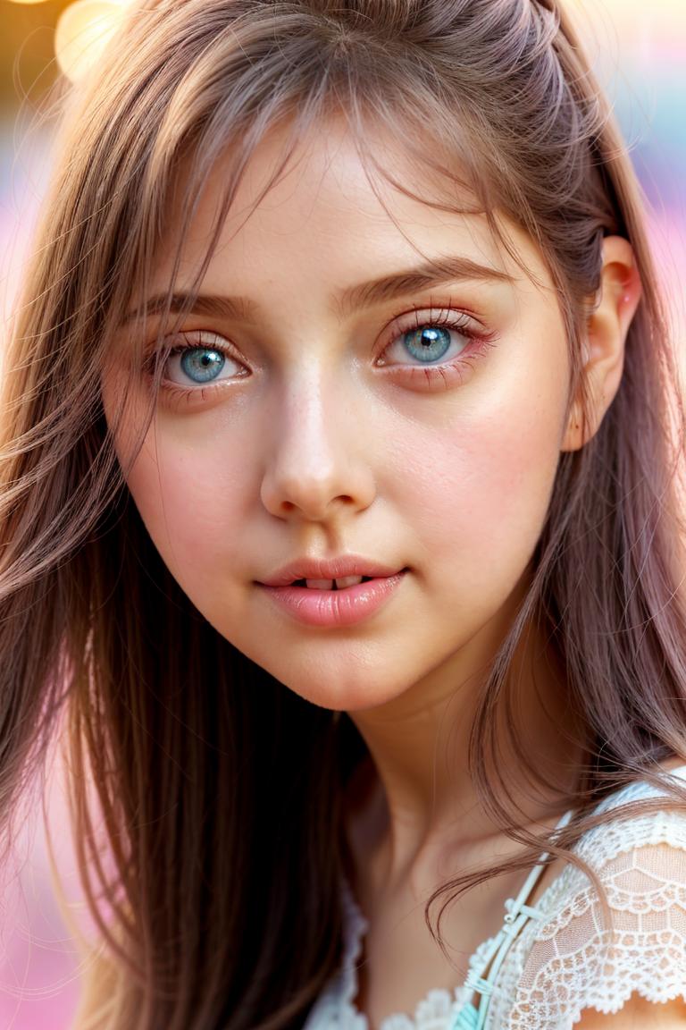 dreamy atmosphere girl photo