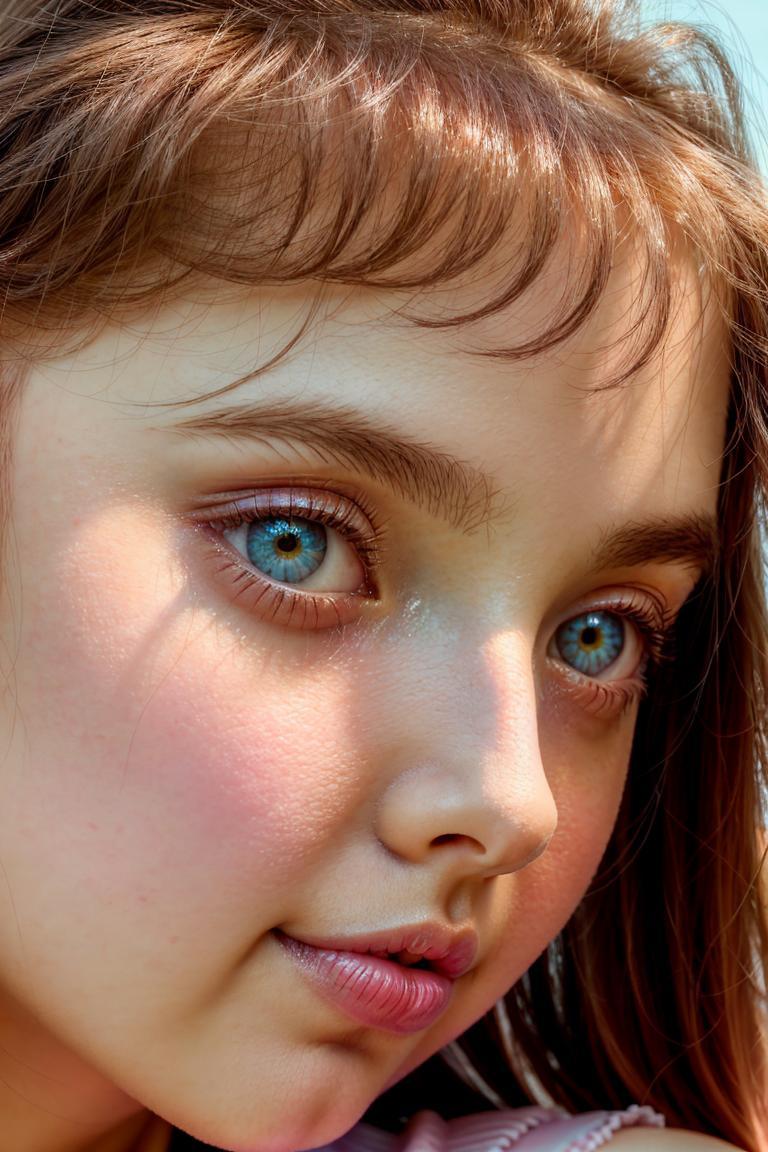 subtle beauty close up