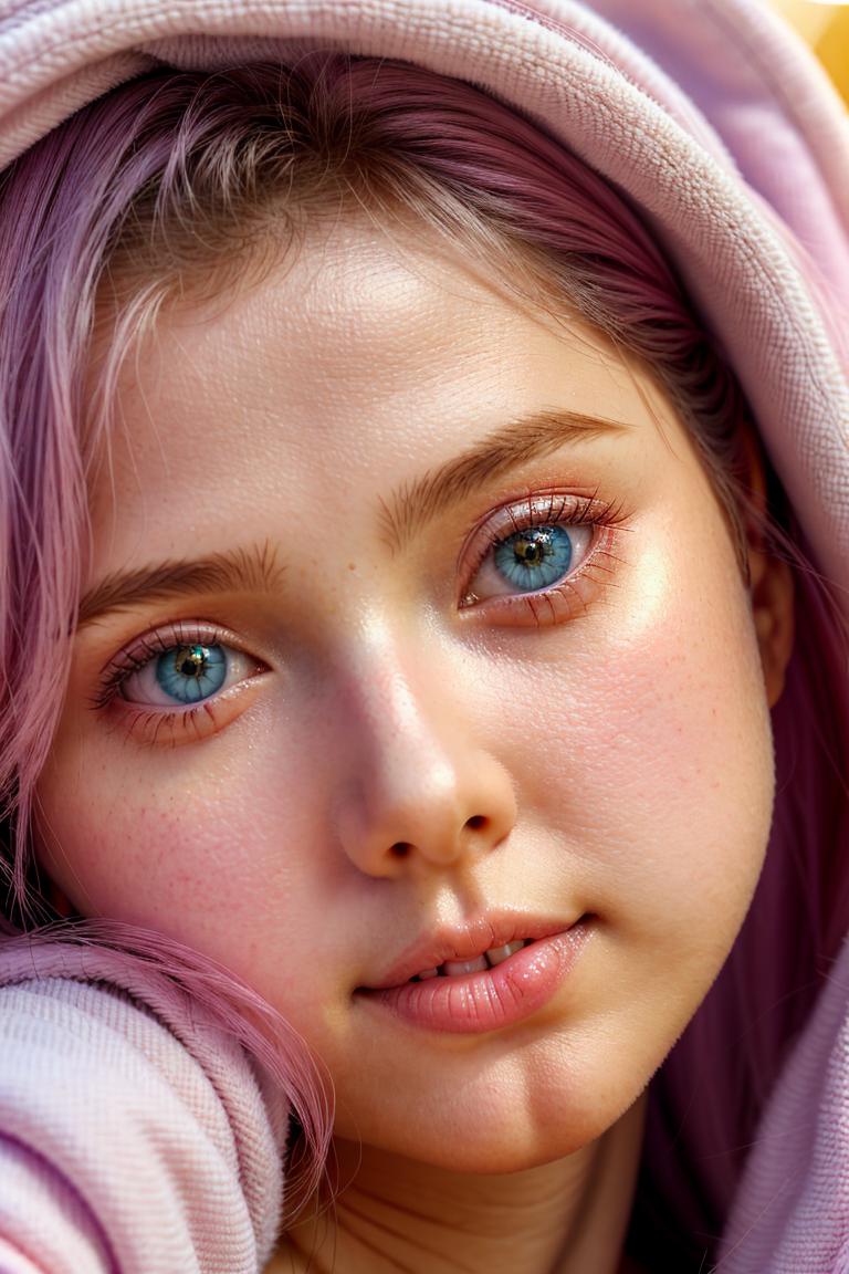 delicate tone emotional face