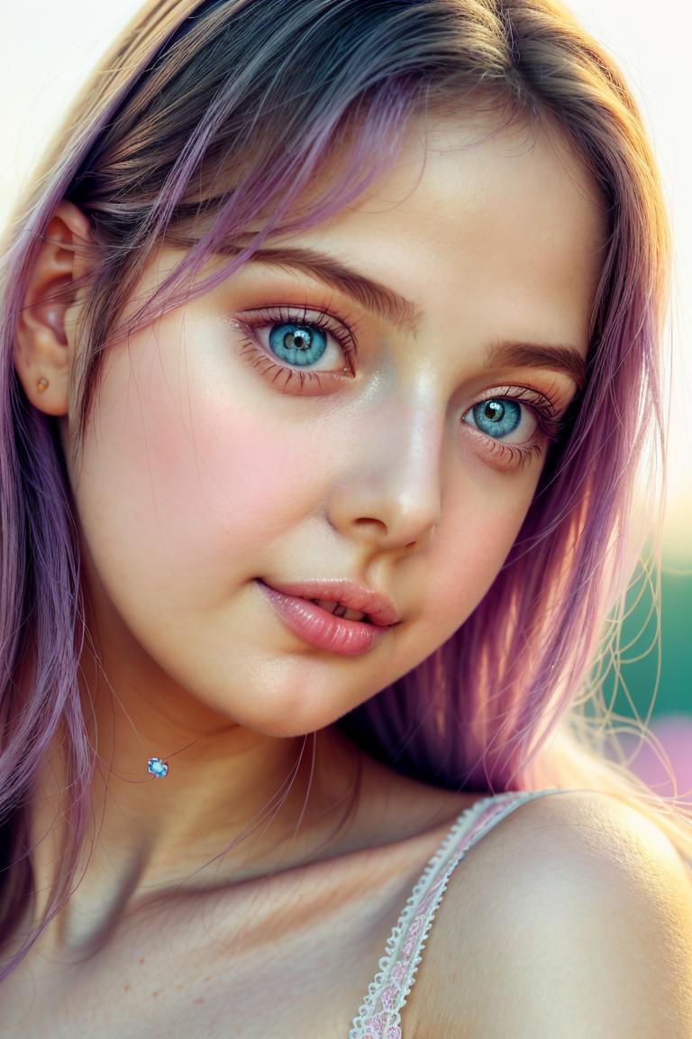 subtle beauty close up